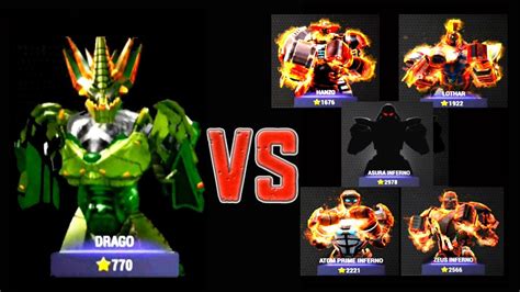 Real Steel Champions FINAL REGION 5 DRAGO Series of fights 